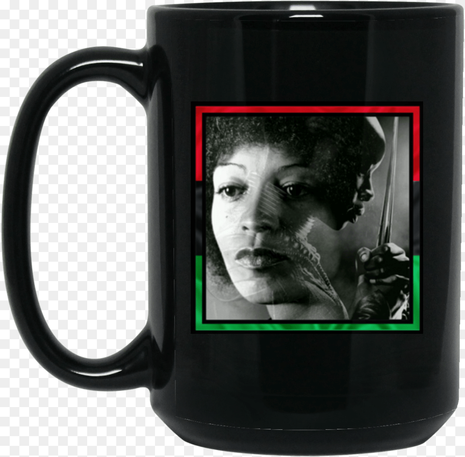 Black Panther Commemorative Collection 15 Oz Golf Stud Black 15oz Mug, Adult, Wedding, Person, Female Free Png