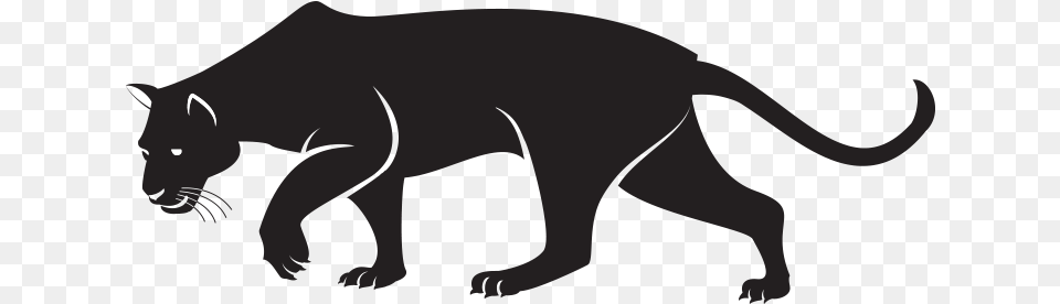Black Panther Cougar Clip Art Panther, Animal, Mammal, Wildlife, Pig Free Png
