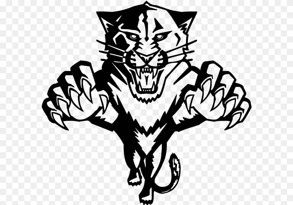 Black Panther Florida Panthers Clip Art Wake Forest High School Logo, Cross, Symbol Free Png