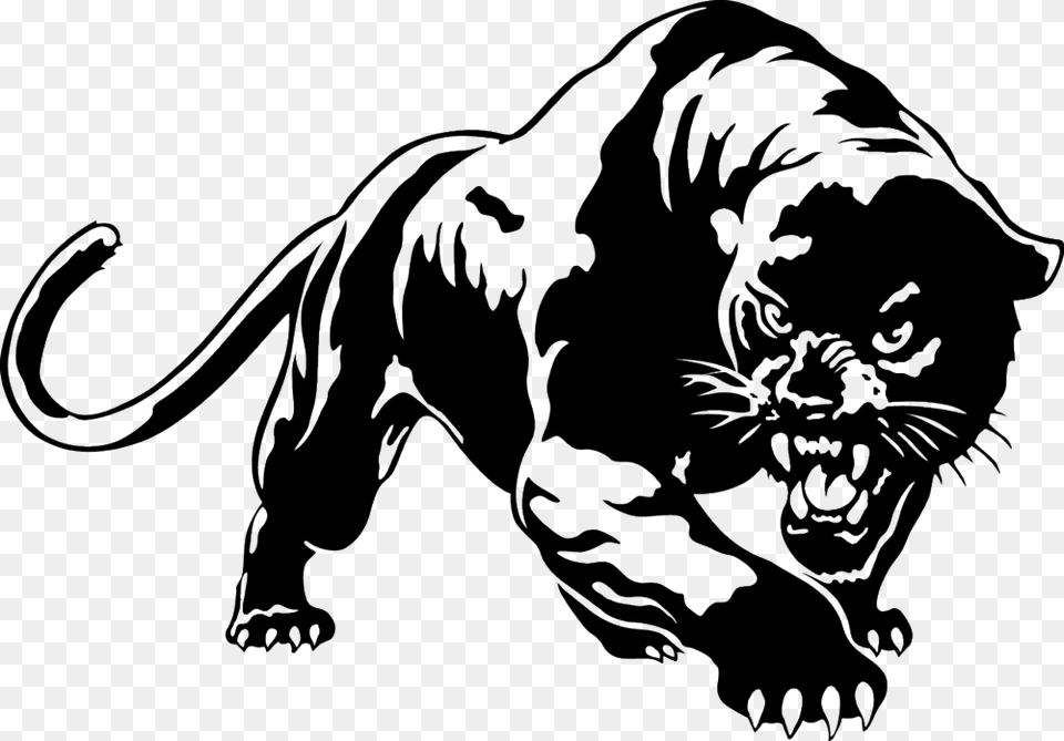 Black Panther Jaguar Sticker, Animal, Mammal, Wildlife, Baby Free Png