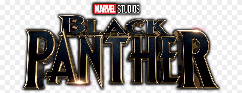 Black Panther Movie Logo Marvel Black Panther Movie Logo, Lighting, Text, Urban, Light Free Transparent Png