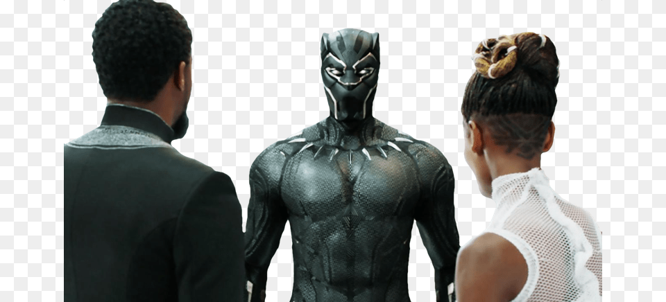 Black Panther New Suit Scene, Adult, Man, Male, Girl Png Image