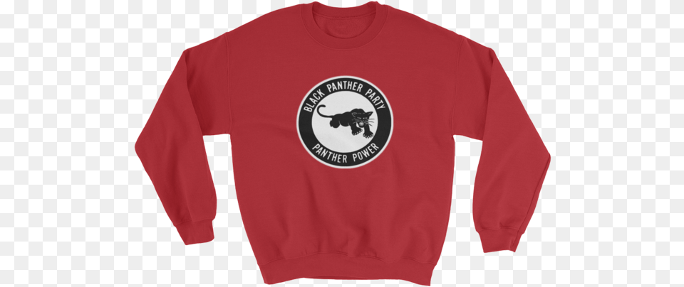 Black Panther Party Original Logo Sweatshirt Aquario, Clothing, Knitwear, Long Sleeve, Sleeve Png