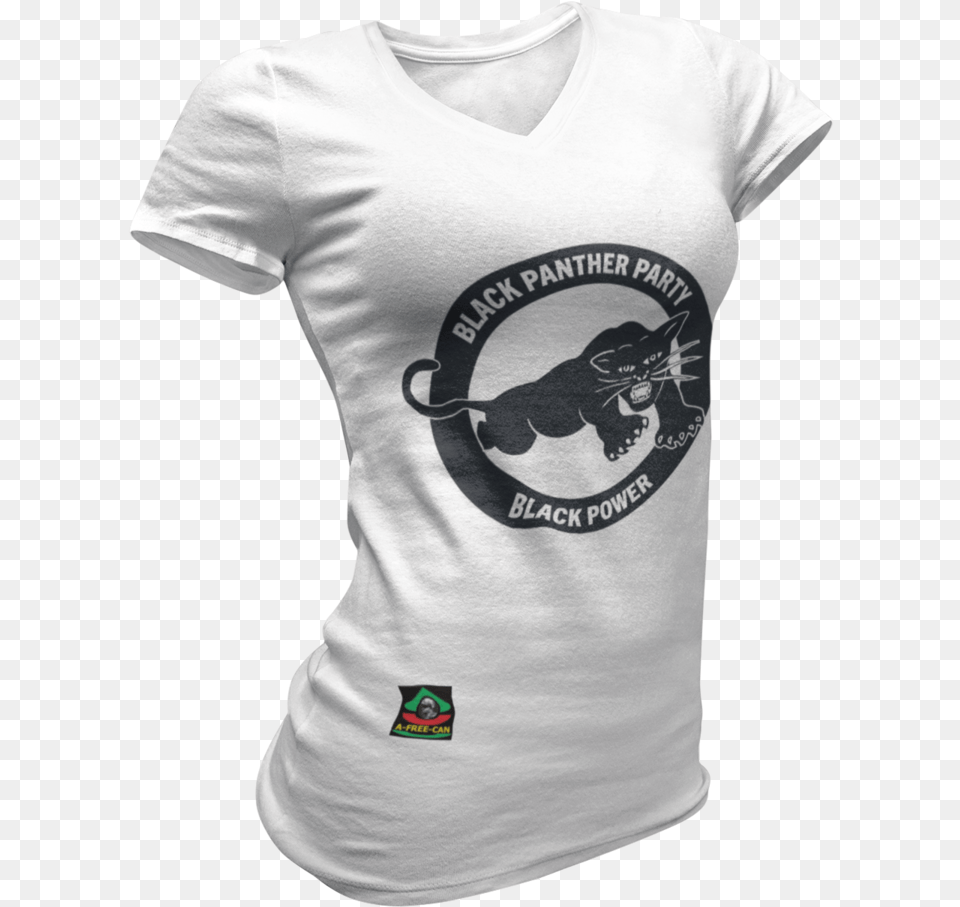Black Panther Party Power By A Freecancom Tshirt For Women, Clothing, Shirt, T-shirt, Adult Free Transparent Png