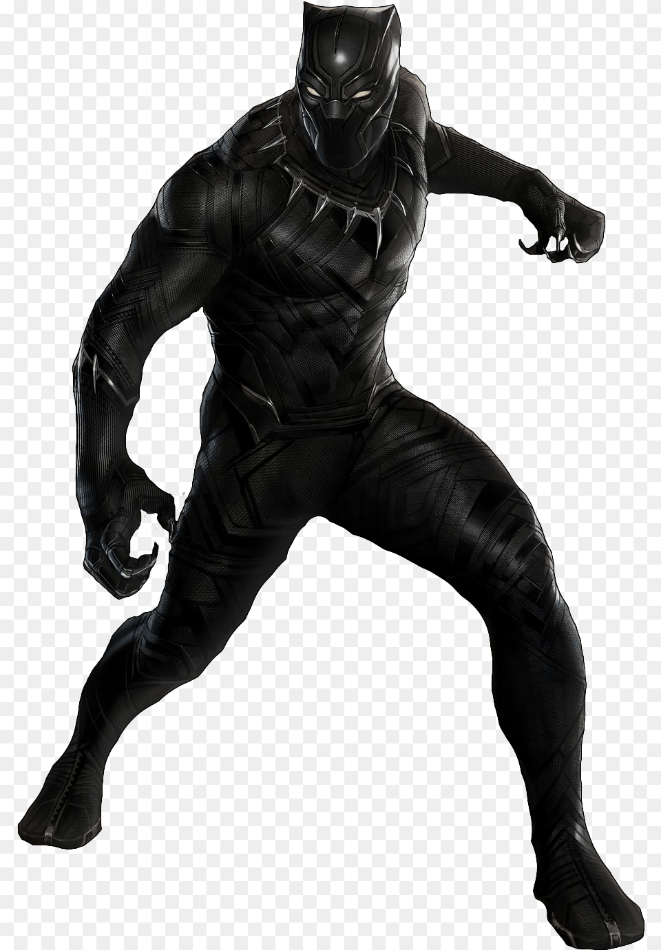 Black Panther Render Black Panther Full Body, Adult, Male, Man, Person Png Image