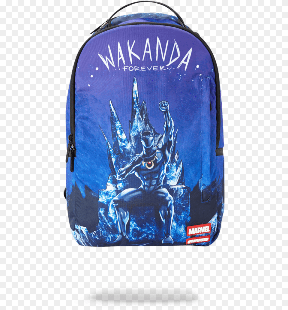 Black Panther Sprayground Backpack, Bag, Adult, Male, Man Png