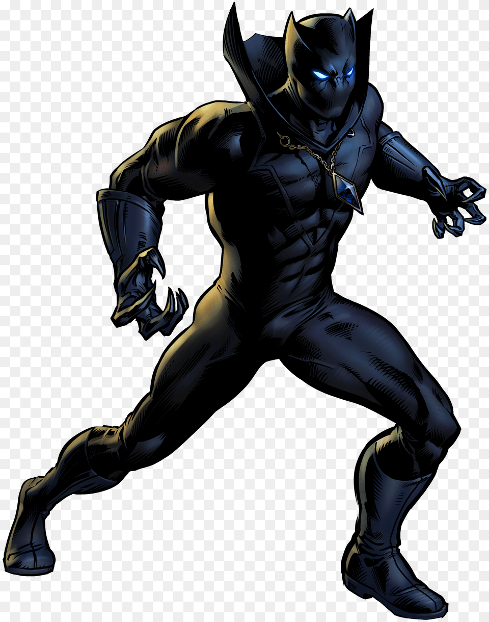 Black Panther Superhero Comic Book Marvel Comics Clip Art, Adult, Male, Man, Person Free Png