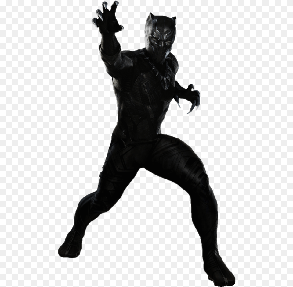 Black Panther Superhero Movie Film Clip Art Marvel Black Panther Transparent, Adult, Male, Man, Person Free Png Download