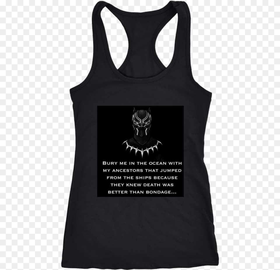 Black Panther Tank Saw Mommy Kissing Uncle Jaime, Clothing, Tank Top, Person, Head Png Image