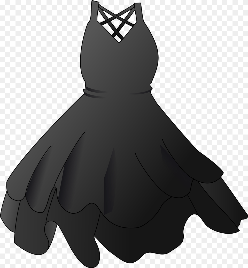 Black Party Dress, Clothing, Fashion, Formal Wear, Gown Png