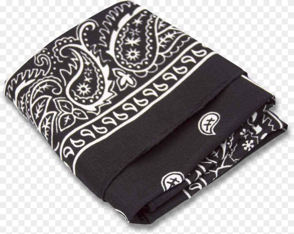 Black Pasley Bandana, Accessories, Pattern Free Png