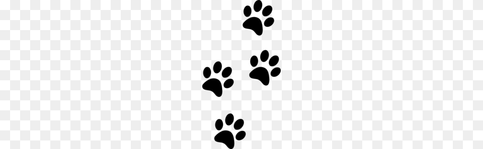 Black Paws Clip Art, Gray Free Png Download