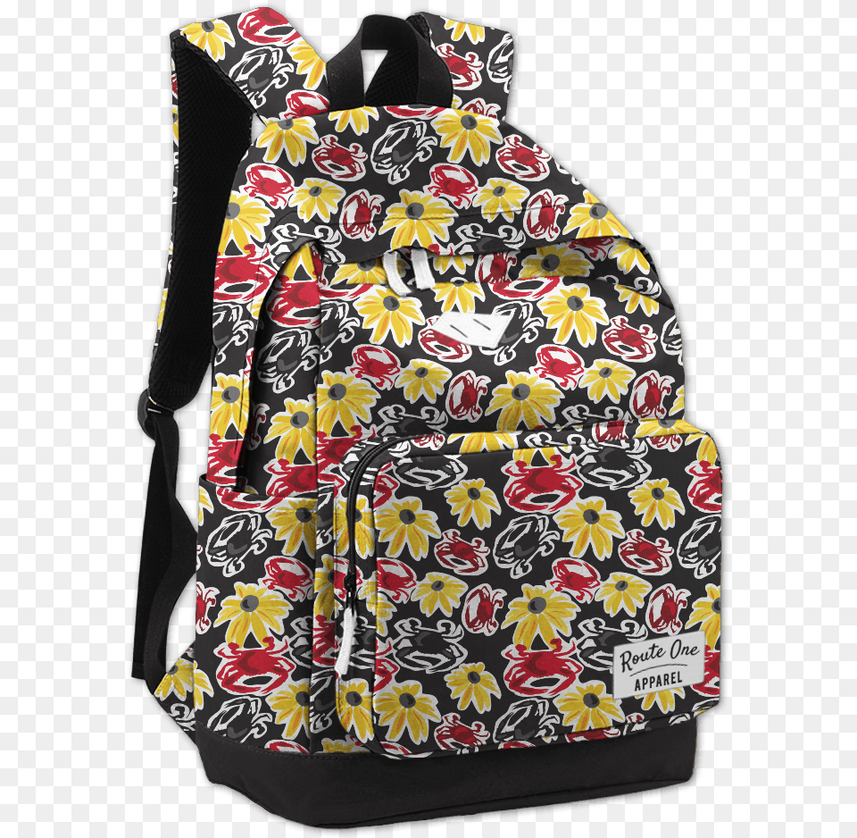 Black Pennington Crab Amp Black Eyed Susan Book Bag Day Dress, Backpack, Accessories, Handbag Free Png Download