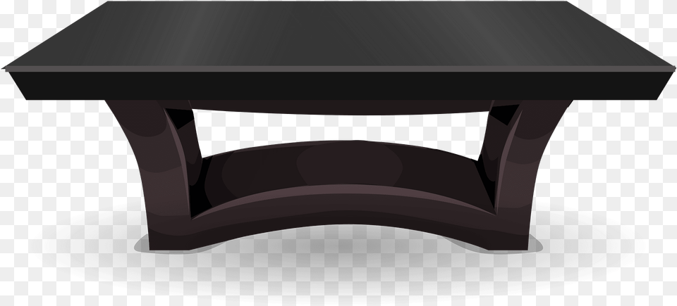 Black Penthouse Table Clipart, Coffee Table, Furniture, Dining Table Free Png Download