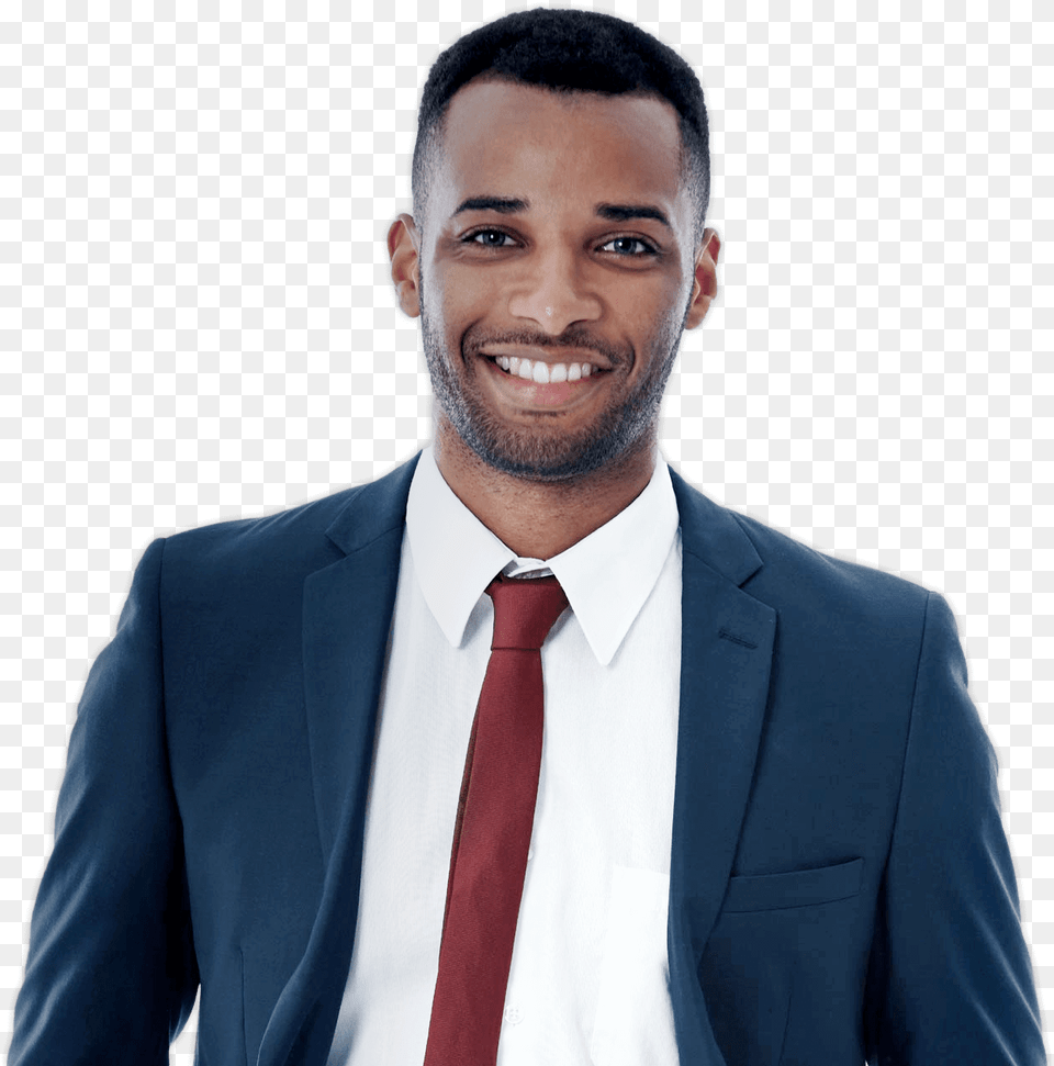 Black Person Black Man Business, Accessories, Suit, Smile, Tie Png