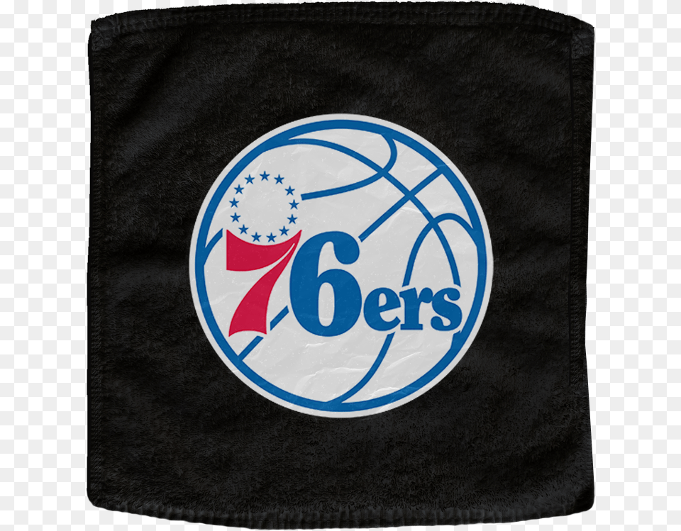 Black Philadelphia 76ers Nba Basketball Rally Towels Philadelphia 76ers Logo, Badge, Symbol, Emblem Free Png Download
