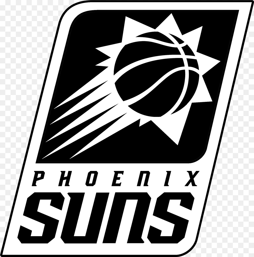 Black Phoenix Suns Logo, Stencil Free Transparent Png