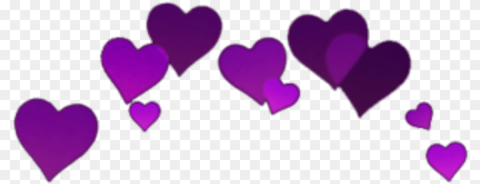 Black Photobooth Hearts, Heart, Purple, Symbol Png