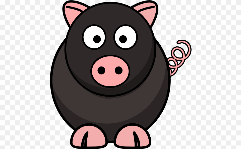 Black Pig Clipart Easy Colouring Pages For 2 Year Olds, Animal, Bear, Mammal, Wildlife Png