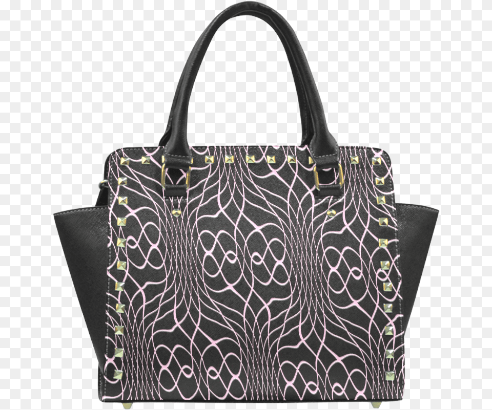 Black Pink Pineapple Twist Rivet Shoulder Handbag Freddy Krueger Purse, Accessories, Bag, Tote Bag Free Png Download