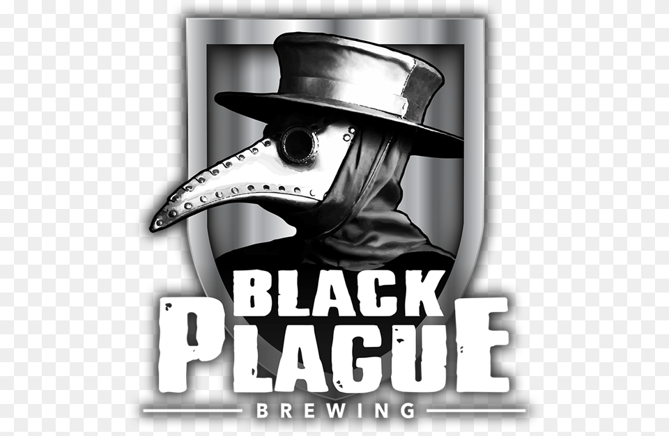 Black Plague Brewing Black Plague Brewing, Advertisement, Poster, Clothing, Hat Png