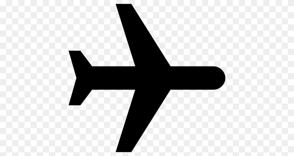Black Plane, Cross, Symbol, Aircraft, Airliner Free Png Download