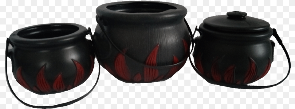 Black Plastic Cauldron Fire Screen, Cookware, Pot, Pottery, Jar Free Png