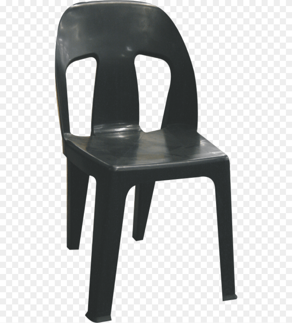 Black Plastic Chair, Furniture, Armchair Free Png