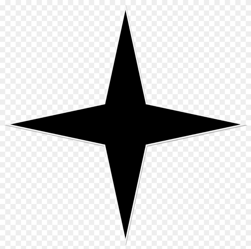 Black Point Star, Star Symbol, Symbol Free Png