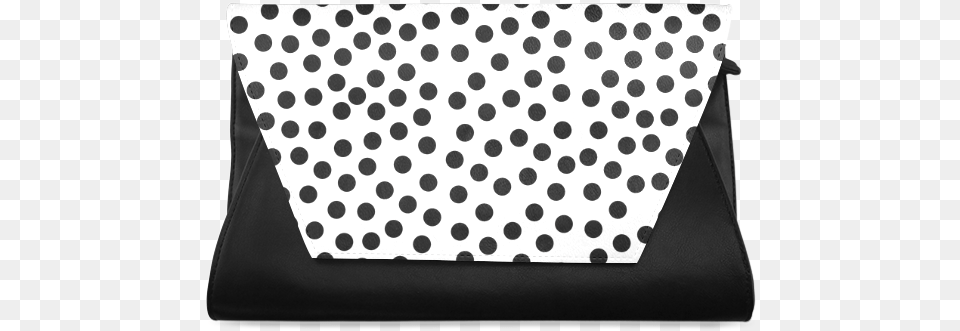 Black Polka Dot Design Clutch Bag Hd Dots, Pattern, Accessories, Handbag, Polka Dot Free Png