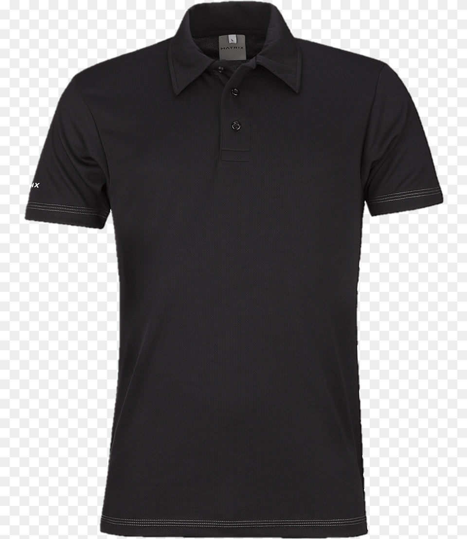 Black Polo Shirt Image New Balance Polo T Shirt, Clothing, T-shirt, Sleeve Free Png