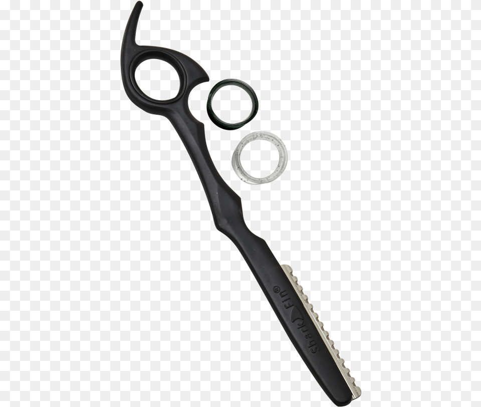 Black Poly Razor With Feather Blade Razor, Weapon, Scissors, Shears Free Png Download