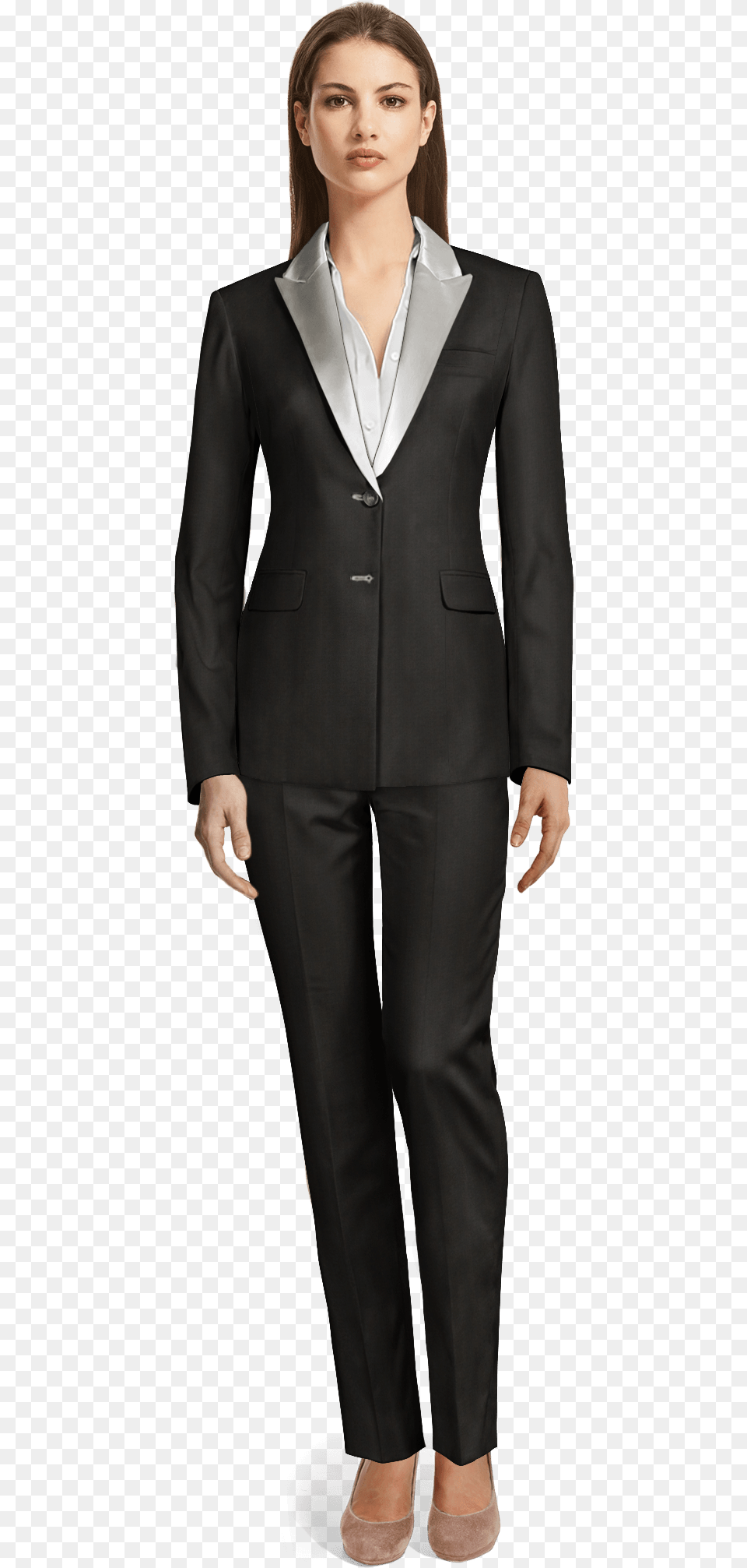 Black Polyester Tuxedo Formal Attire Whole Body, Clothing, Formal Wear, Suit, Coat Png