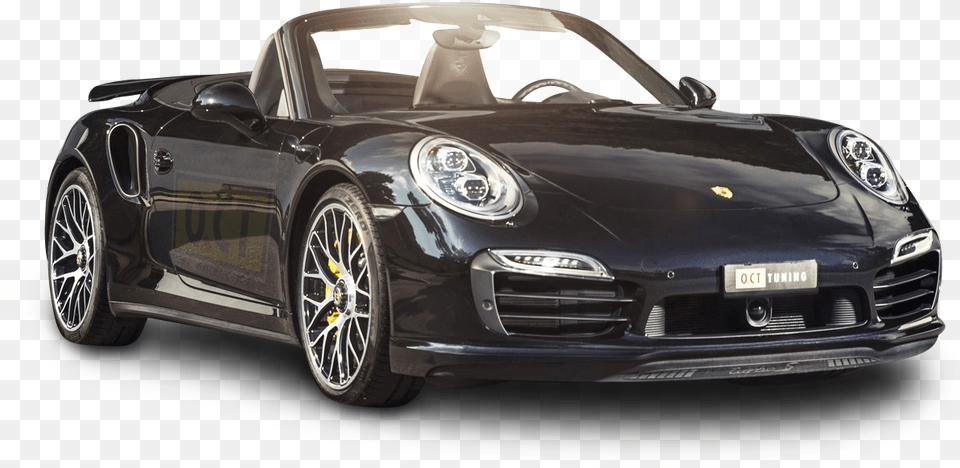 Black Porsche 911 Turbo Car, Alloy Wheel, Vehicle, Transportation, Tire Free Png