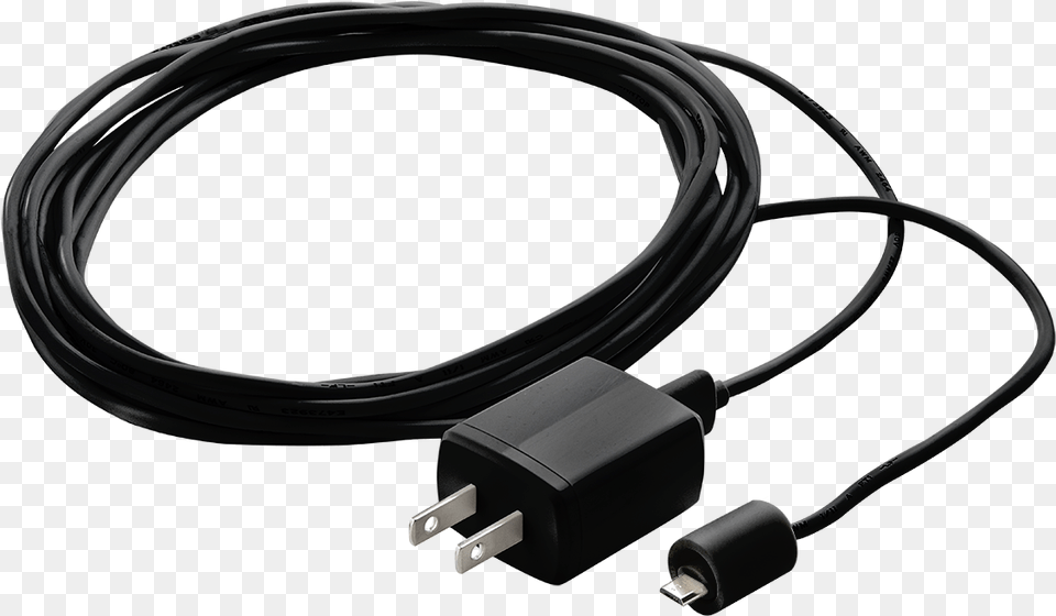 Black Power Adapter For Wire Cameras, Electronics, Plug, Headphones, Cable Free Png Download