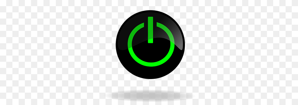 Black Power Button Logo, Symbol Free Png