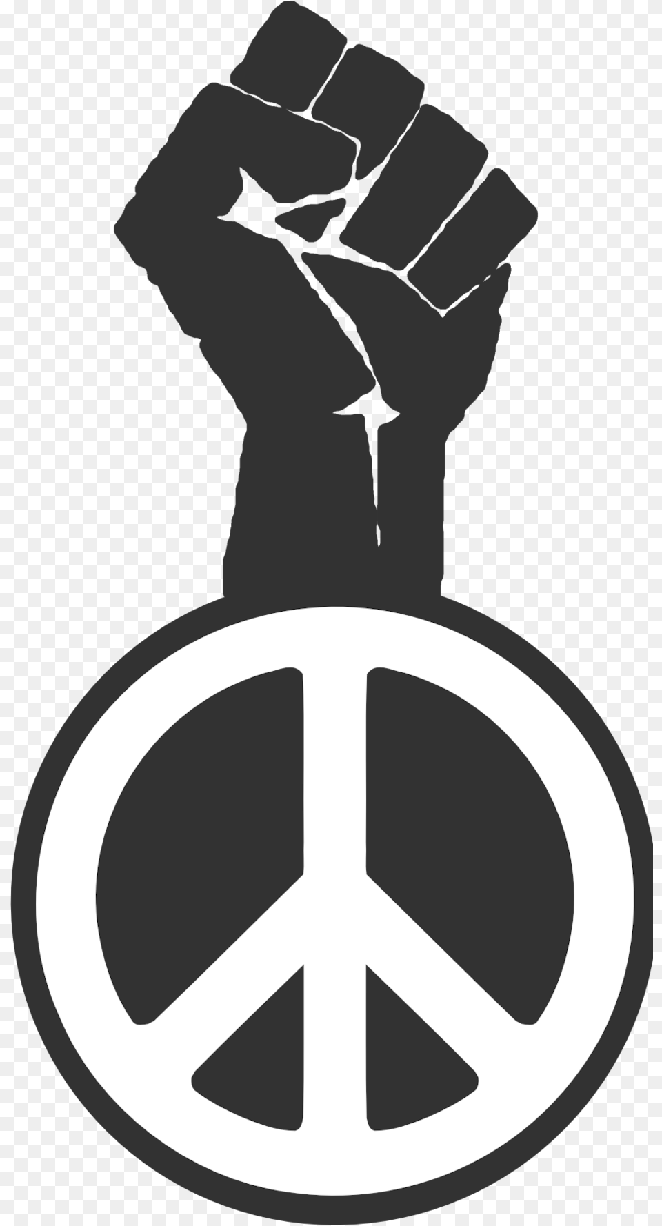 Black Power Collection Clip Peace Sign With Fist, Body Part, Hand, Person Free Png Download