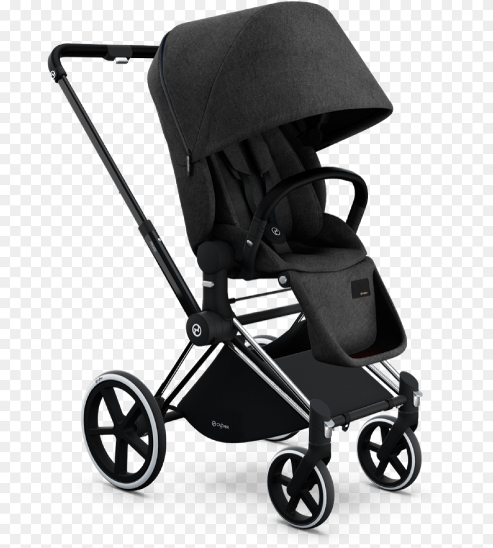 Black Pram Baby Image Baby Stroller Transparent Background, Device, Grass, Lawn, Lawn Mower Free Png