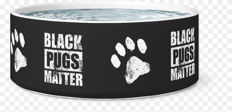 Black Pugs Matter Dog Bowl, Tub, Hot Tub Free Png