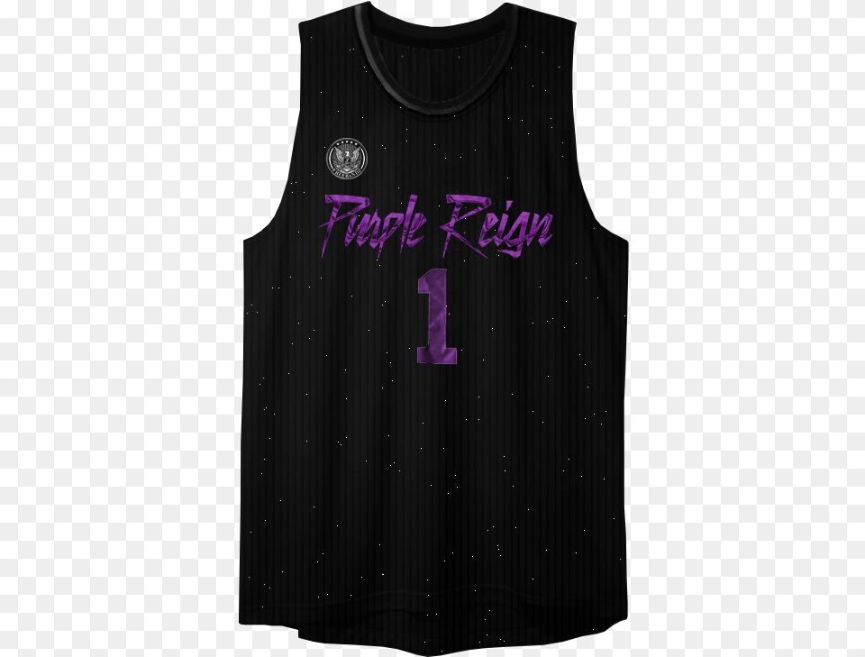 Black Purple Basketball Jersey, Clothing, Shirt, T-shirt, Tank Top Free Png