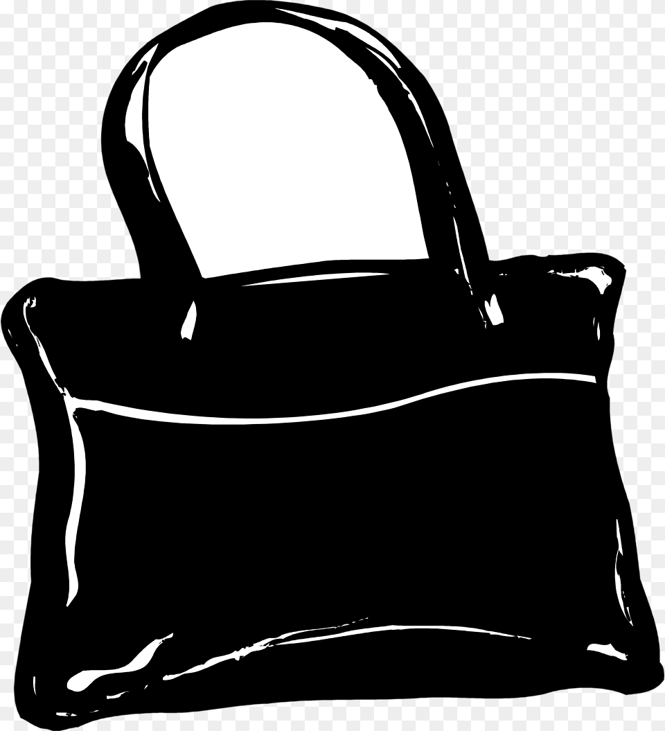 Black Purse Transparent Background, Accessories, Bag, Handbag, Stencil Png Image