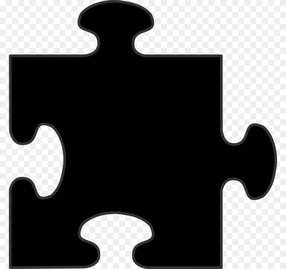 Black Puzzle Piece Clipart Jigsaw Puzzles Clip Black Puzzle Piece, Animal, Reptile, Snake, Game Png Image