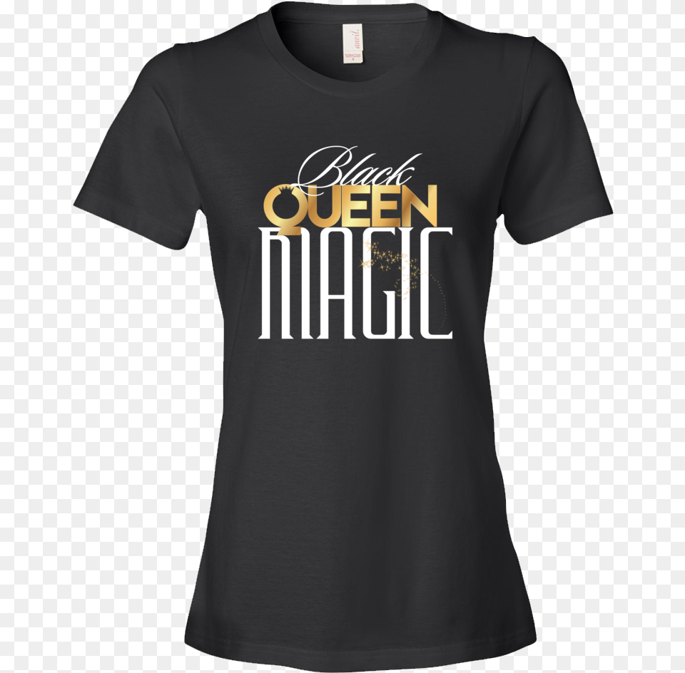 Black Queen Magic T Shirt, Clothing, T-shirt Png Image