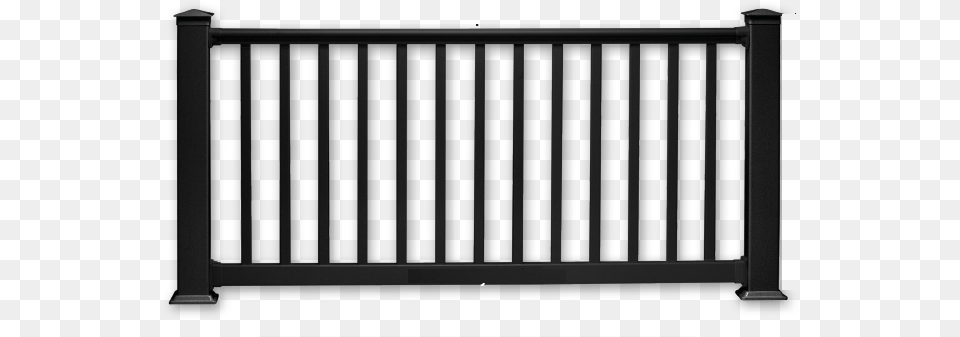 Black Railing White Background, Fence, Gate Png Image