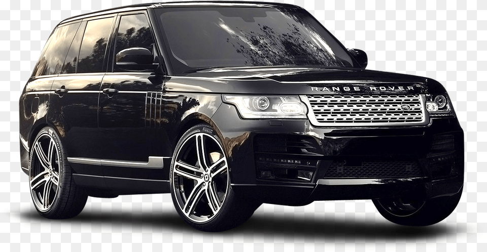 Black Range Rover Range Rover Car, Transportation, Vehicle, Machine, Wheel Free Png