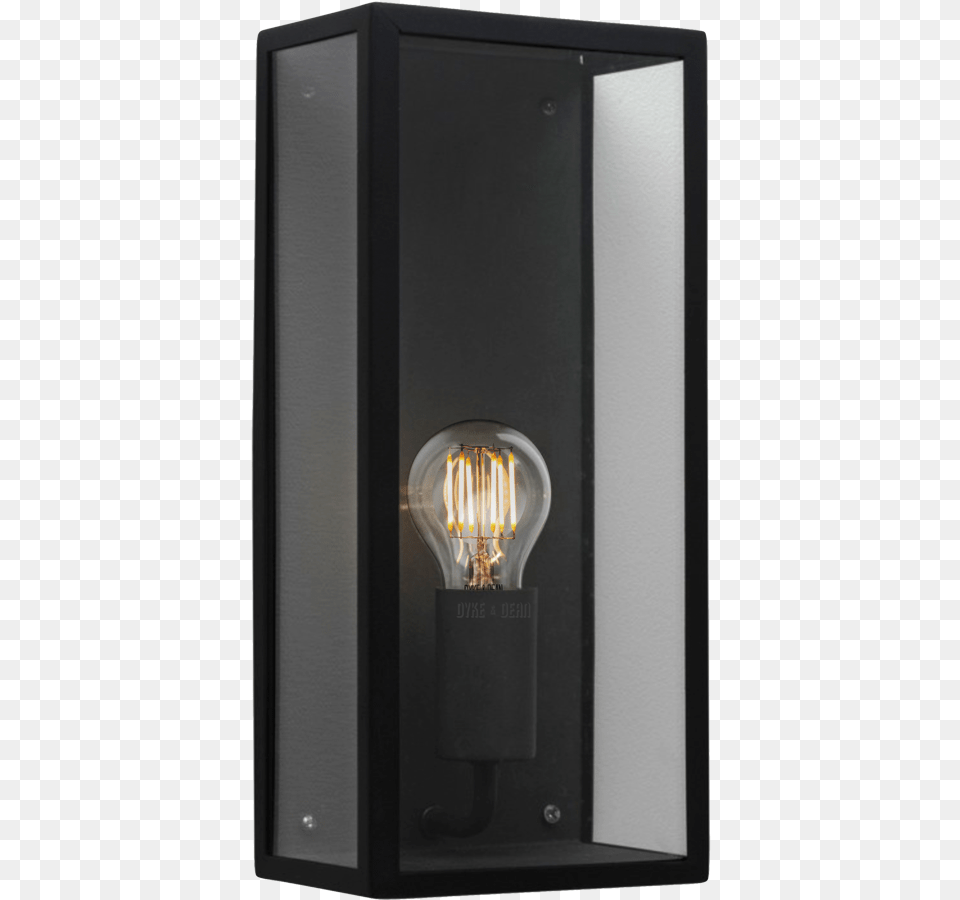 Black Rectangle Box Wall Light Sconce, Chandelier, Lamp Free Png Download