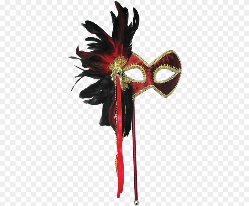 Black Red And Gold Masquerade Mask, Carnival, Crowd, Person, Animal Free Png