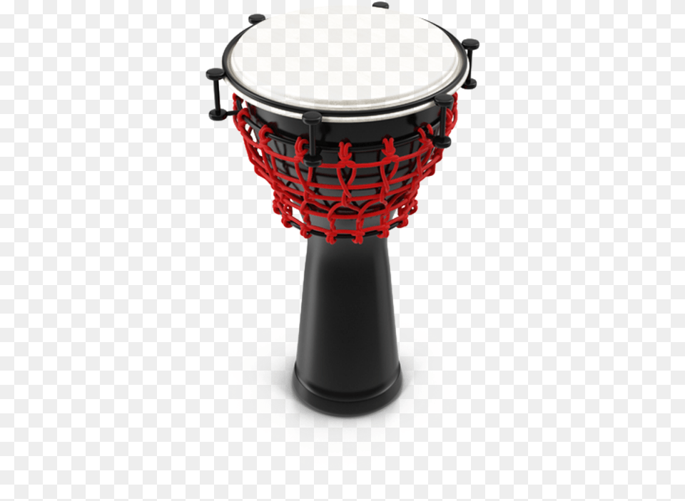Black Red And White Percussion Image Djembe, Drum, Musical Instrument Free Png