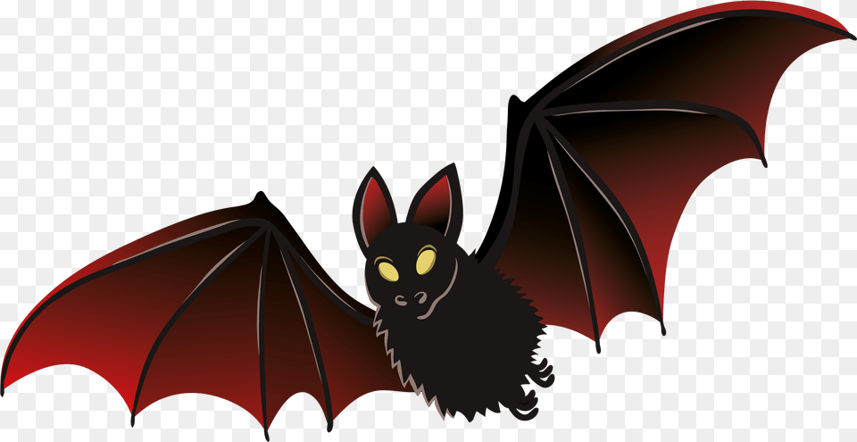 Black Red Bat Bat, Animal, Mammal, Wildlife Free Png