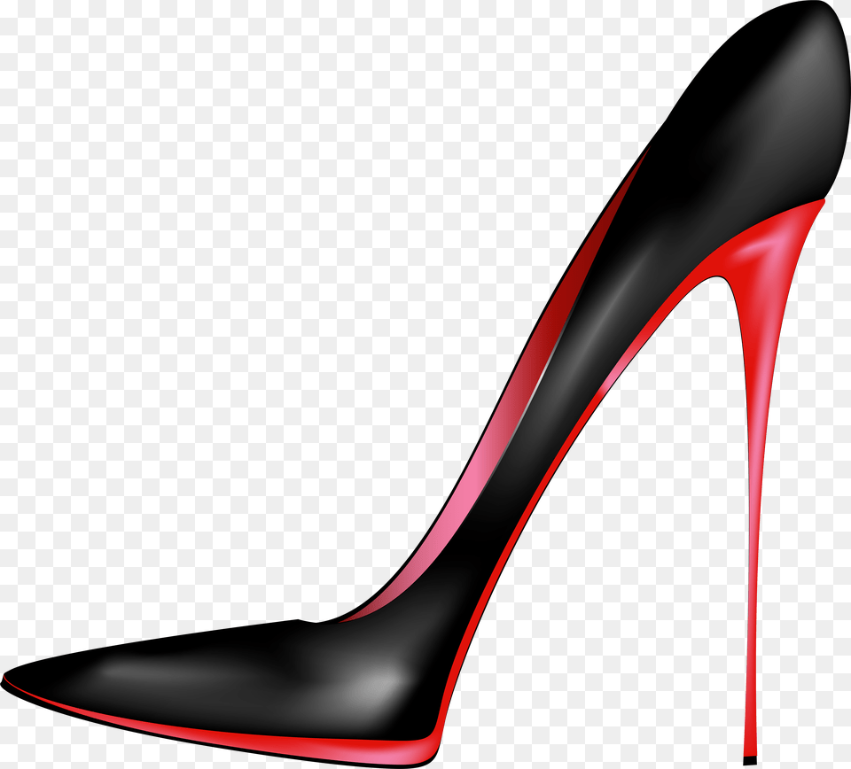 Black Red High Heels Clip Art Tacones Para Mujer, Clothing, Footwear, High Heel, Shoe Free Png